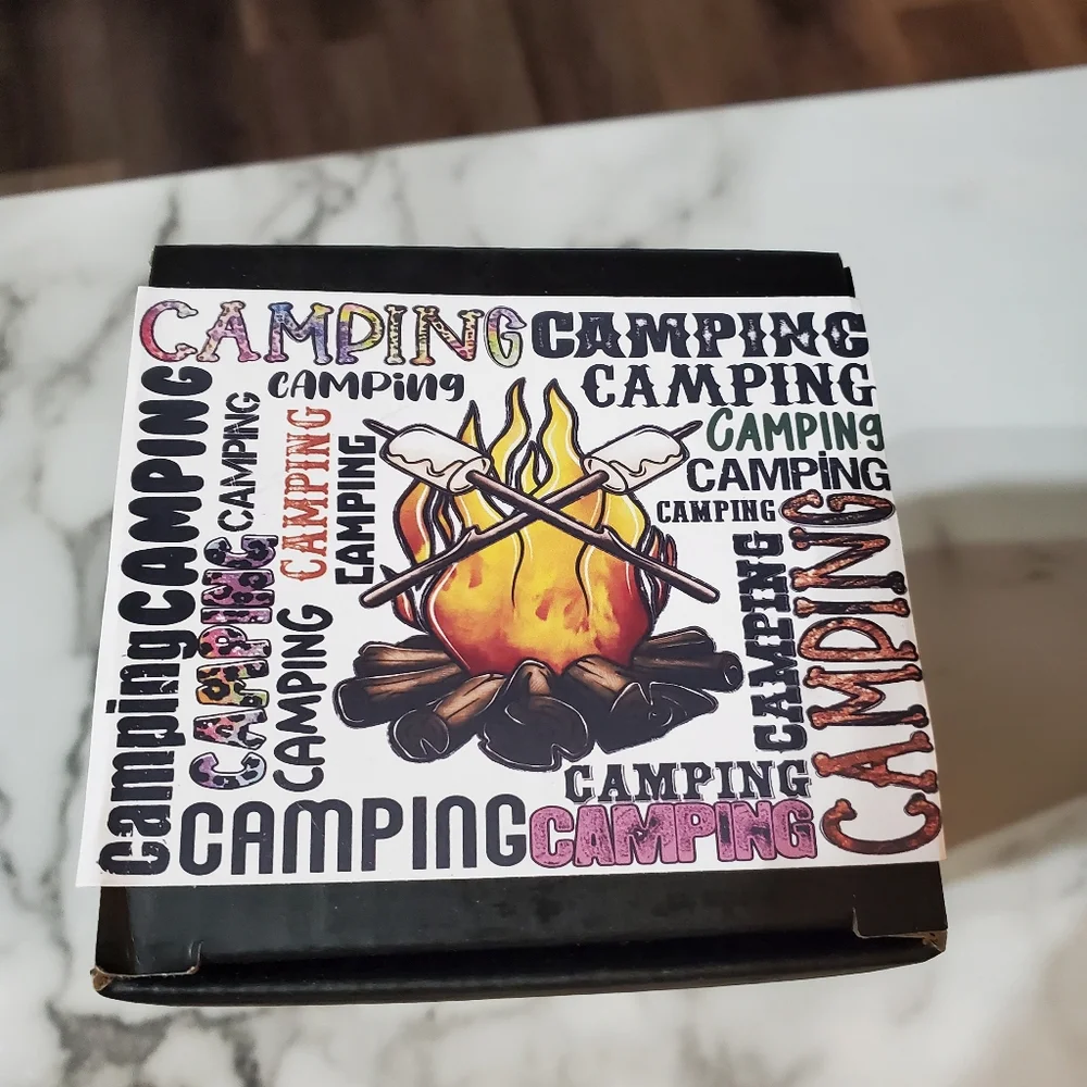 CAMPING 4 in 1 Can Cooler 14oz Tumbler 🎉sale
